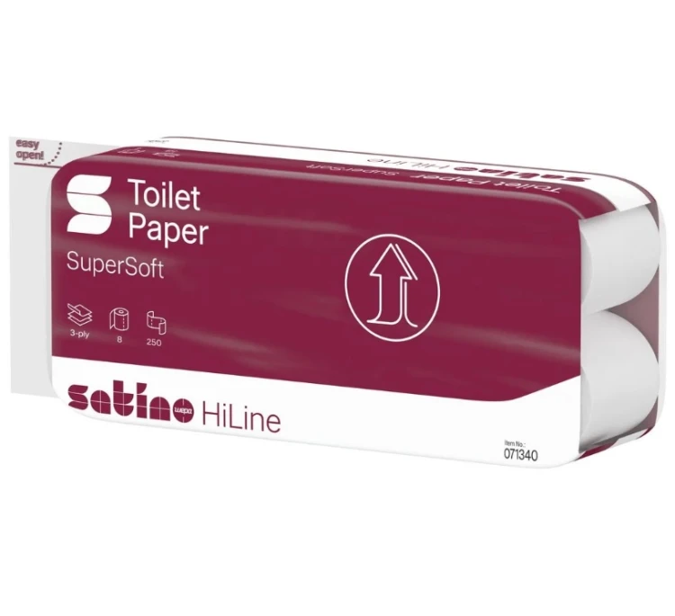 Papier toaletowy HiLine super soft 3-w 250l 8 rolek 071340.jpg