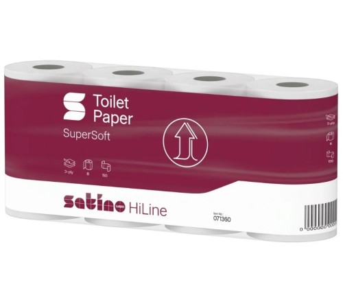 Papier toaletowy HiLine super soft 3-w 150l 8 rolek 071360.jpg