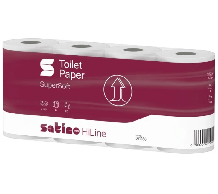 Papier toaletowy HiLine super soft 3-w 150l 8 rolek 071360.jpg