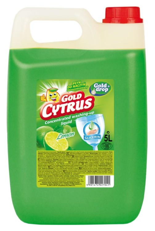 płyn do szyb Gold citrus 5l